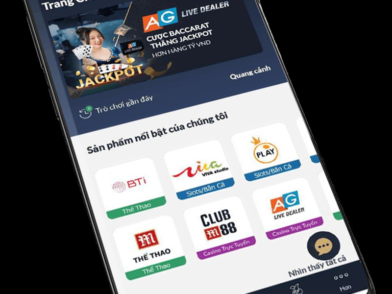 Màn hình điện thoại hiển thị nút tải xuống Android của 6ff game