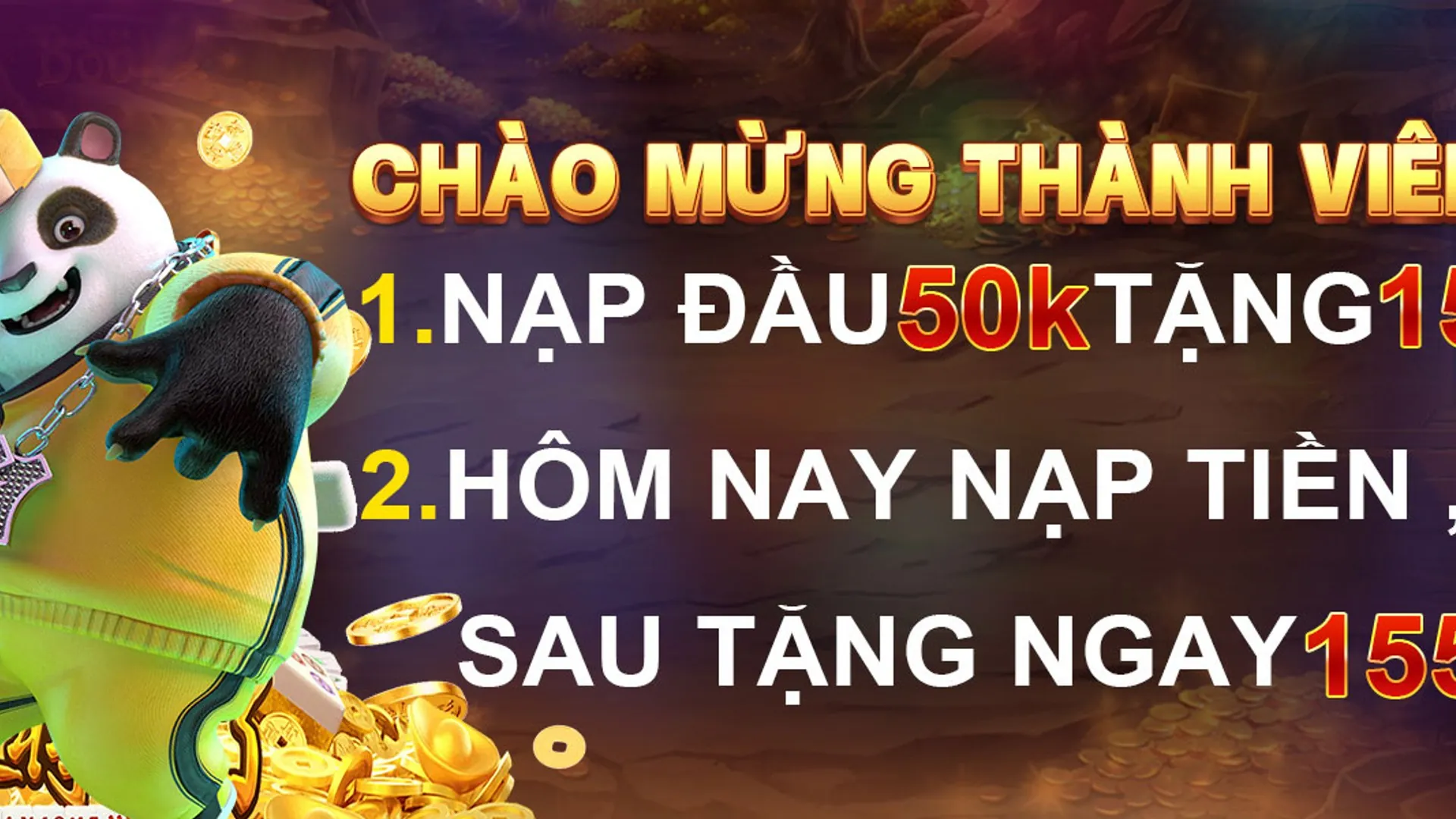 Tiền thưởng chào mừng 6ff game
